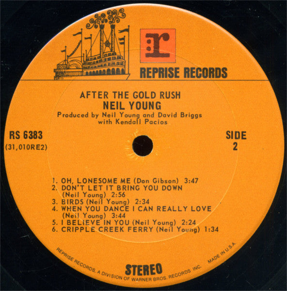 Neil Young : After The Gold Rush (LP, Album, San)