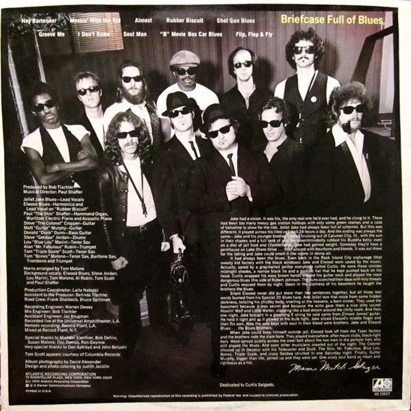 The Blues Brothers : Briefcase Full Of Blues (LP, Album, PR )