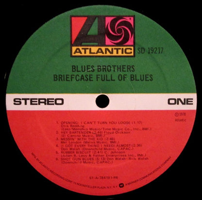 The Blues Brothers : Briefcase Full Of Blues (LP, Album, PR )