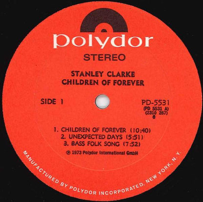 Stanley Clarke : Children Of Forever (LP, Album)