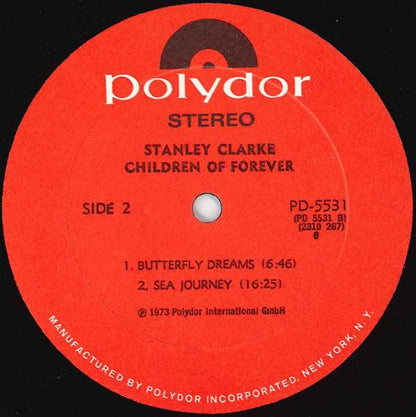 Stanley Clarke : Children Of Forever (LP, Album)