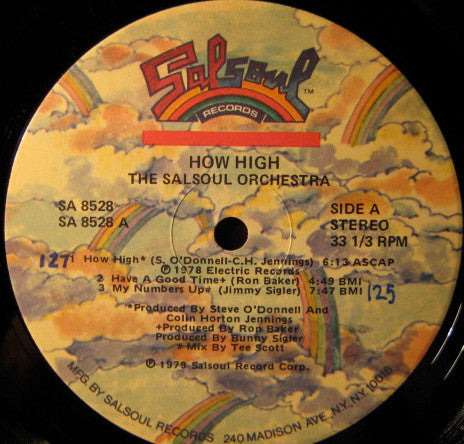 The Salsoul Orchestra : How High (LP, Album)