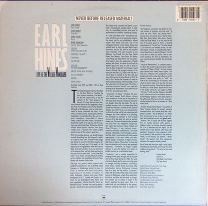 Earl Hines : Live At The Village Vanguard (LP, Album, RM)