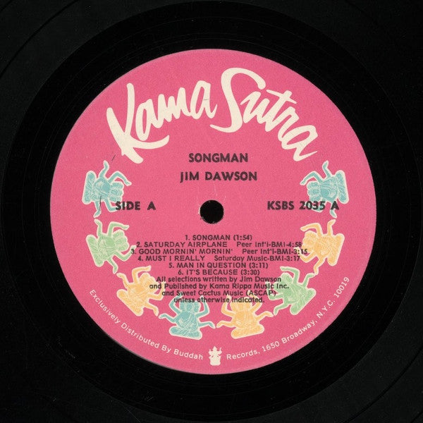 Jim Dawson (2) : Songman (LP, Album)