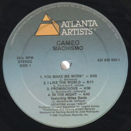 Cameo : Machismo (LP, Album, 53 )