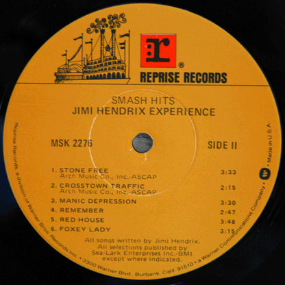 The Jimi Hendrix Experience : Smash Hits (LP, Comp, RE, Win)