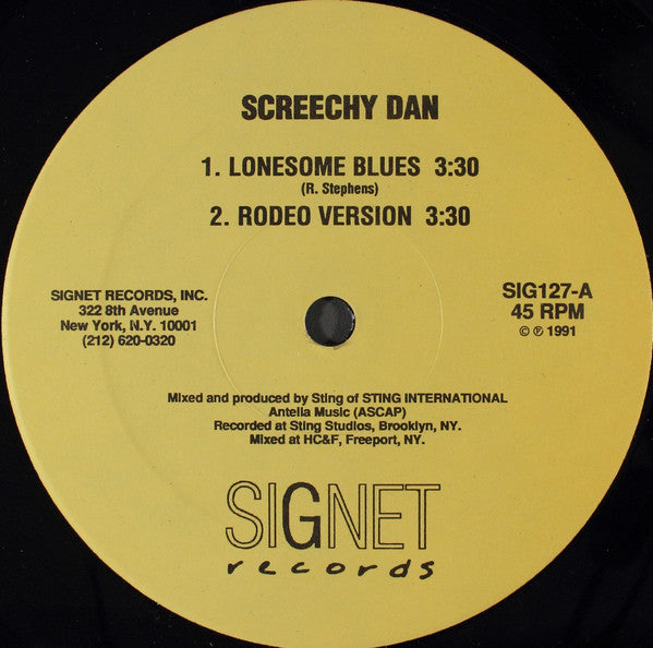 Screechy Dan / Shaggy : Lonesome Blues / Woman Yuh Fit (Big Bus) (12")