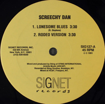 Screechy Dan / Shaggy : Lonesome Blues / Woman Yuh Fit (Big Bus) (12")