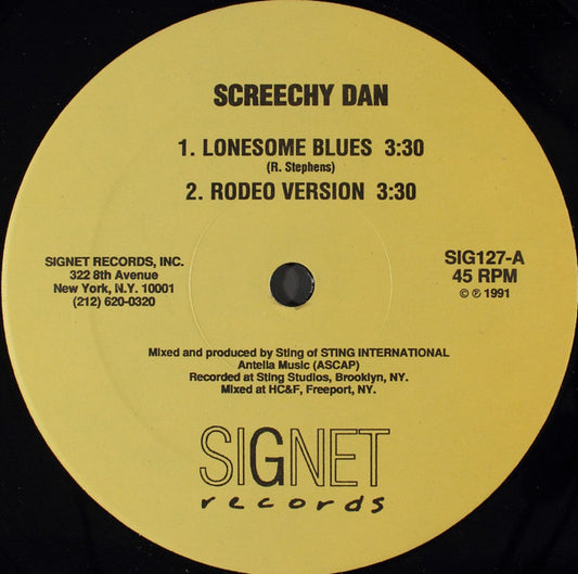 Screechy Dan / Shaggy : Lonesome Blues / Woman Yuh Fit (Big Bus) (12")