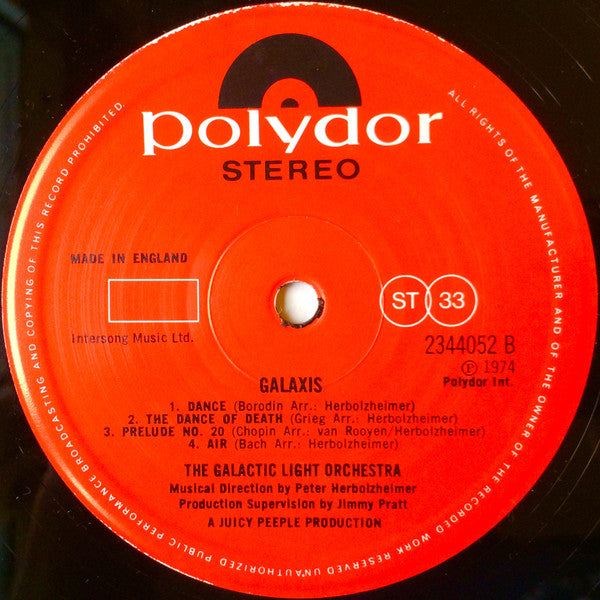 Time Travellers (5) / The Galactic Light Orchestra : Galaxis (LP, Album)