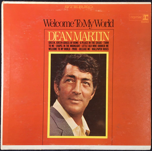 Dean Martin : Welcome To My World (LP, Album, Club, Jac)