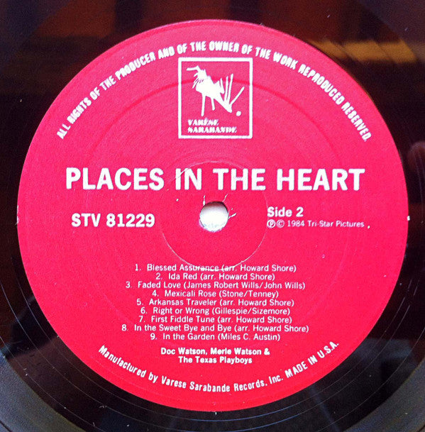 Various : Places In The Heart (LP)