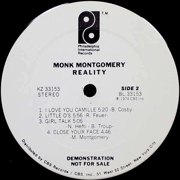 Monk Montgomery : Reality (LP, Album, Promo)