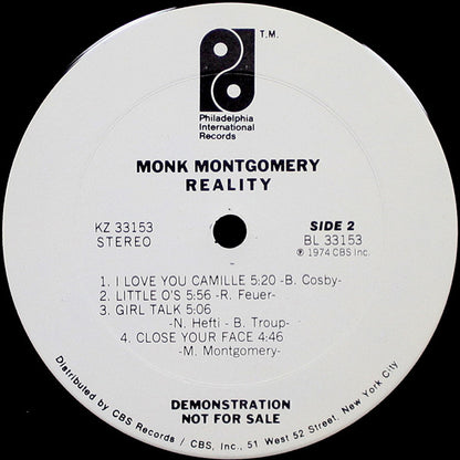 Monk Montgomery : Reality (LP, Album, Promo)