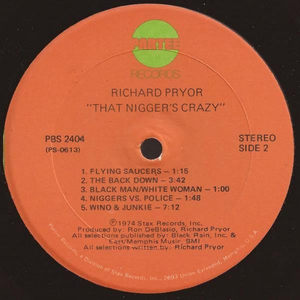 Richard Pryor : That Nigger's Crazy (LP, Album)