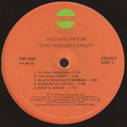Richard Pryor : That Nigger's Crazy (LP, Album)