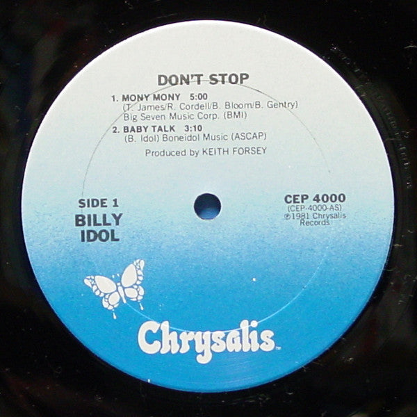 Billy Idol : Don't Stop (12", EP)