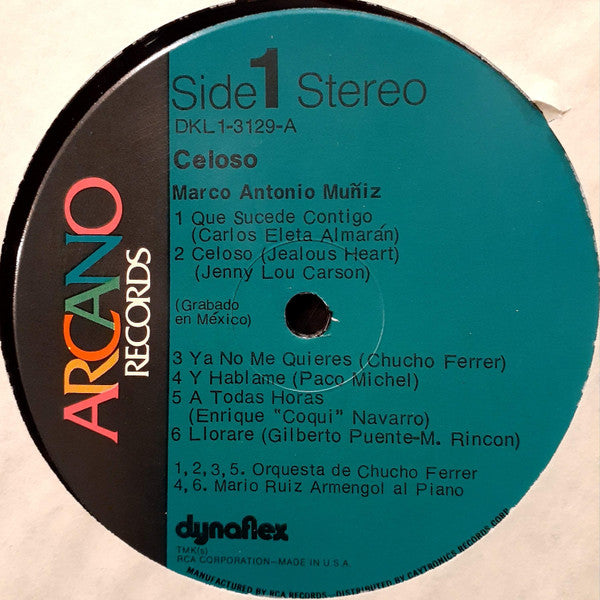 Marco Antonio Muñiz : Celoso (LP, Album)