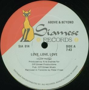 Above & Beyond (2) : Love, Love, Love (12")