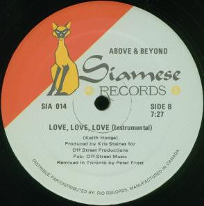 Above & Beyond (2) : Love, Love, Love (12")