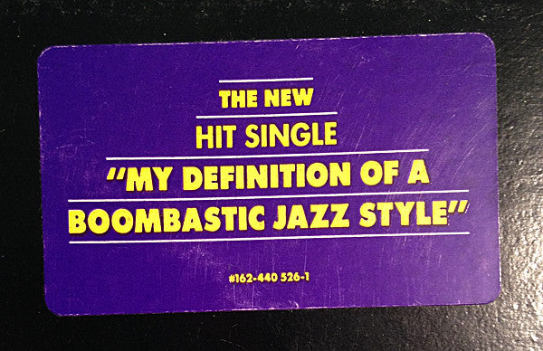 Dream Warriors : My Definition Of A Boombastic Jazz Style (12", Single, Promo, Lab)