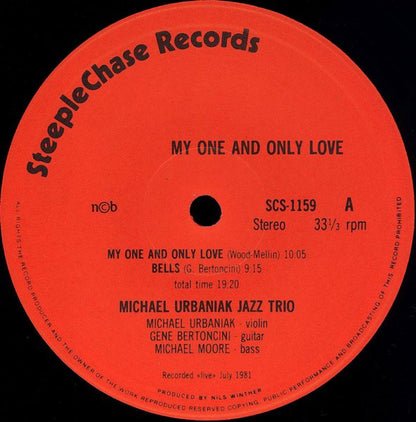 Michael Urbaniak Jazz Trio : My One And Only Love (LP, Album)
