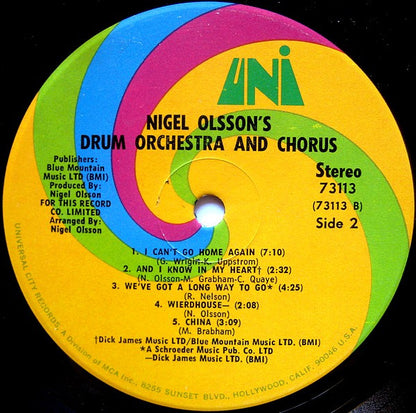 Nigel Olsson's Drum Orchestra And Chorus : Nigel Olsson's Drum Orchestra And Chorus (LP, Album)