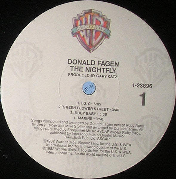 Donald Fagen : The Nightfly (LP, Album, RE)