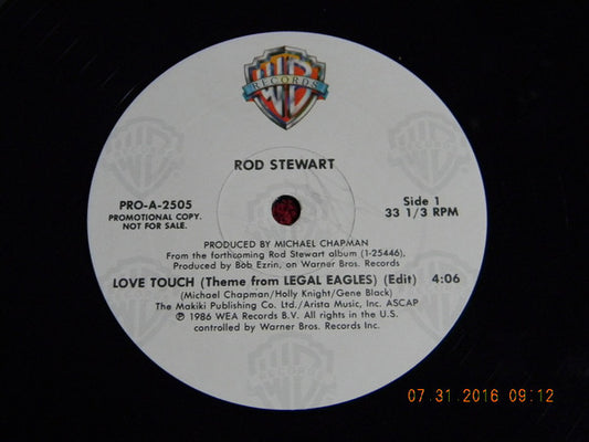 Rod Stewart : Love Touch (12", Promo)