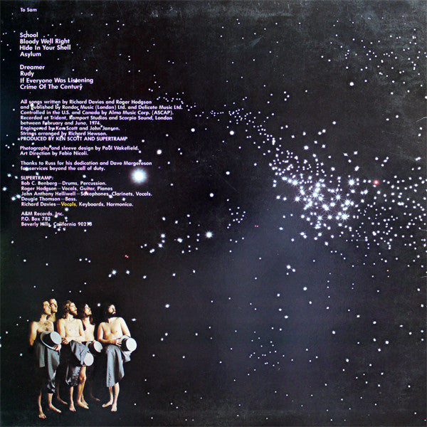 Supertramp : Crime Of The Century (LP, Album, y  )