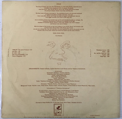 Lord Shorty & The Vibrations International : Sokah Soul Of Calypso  (LP, Album)