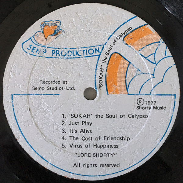 Lord Shorty & The Vibrations International : Sokah Soul Of Calypso  (LP, Album)