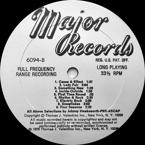 Gary Haberman, Fernando Antonio Pearson, Steve Pearl, Johnny Hawksworth : Production Music (LP)