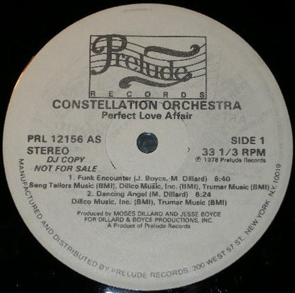 Constellation Orchestra : Perfect Love Affair (LP, Album, Promo)