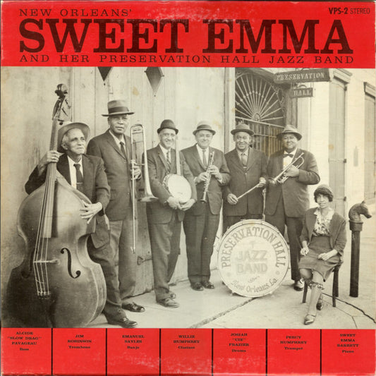 Emma Barrett And Her Preservation Hall Jazz Band : New Orleans' Sweet Emma And Her Preservation Hall Jazz Band (LP, Album, RE, Kee)