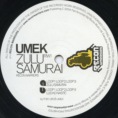 Umek : Zulu Samurai (12")