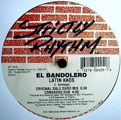El Bandolero : Latin Kaos (12")
