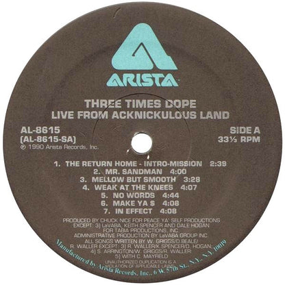 Three Times Dope : Live From Acknickulous Land (LP, Album)