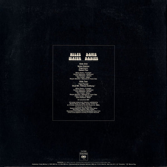 Miles Davis : Water Babies (LP, Album, Pit)