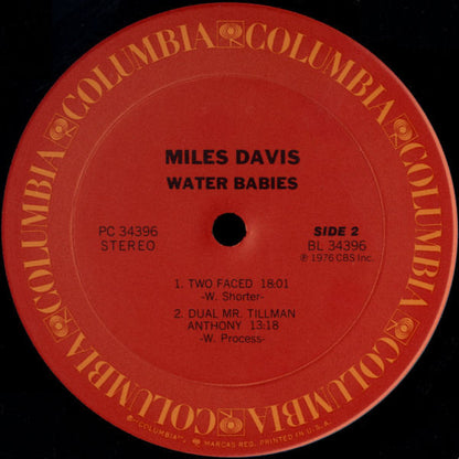Miles Davis : Water Babies (LP, Album, Pit)