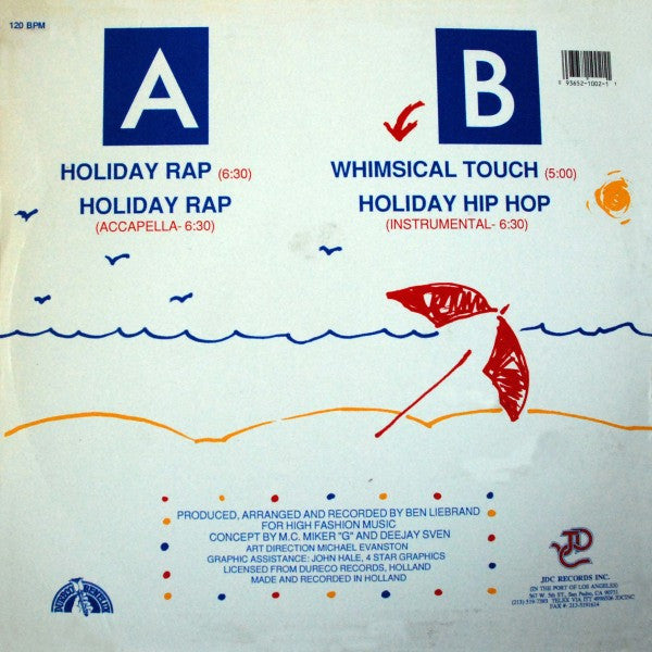 MC Miker G. & DJ Sven : Holiday Rap (12")