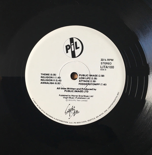 Public Image Limited : Public Image (First Issue) (LP, Album, Dlx, Ltd, RE)