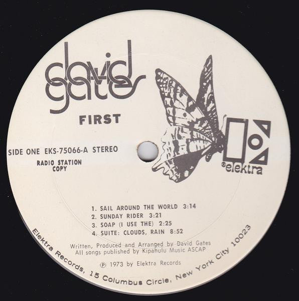 David Gates : First (LP, Album, Promo)