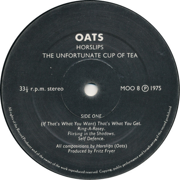 Horslips : The Unfortunate Cup Of Tea! (LP, Album)