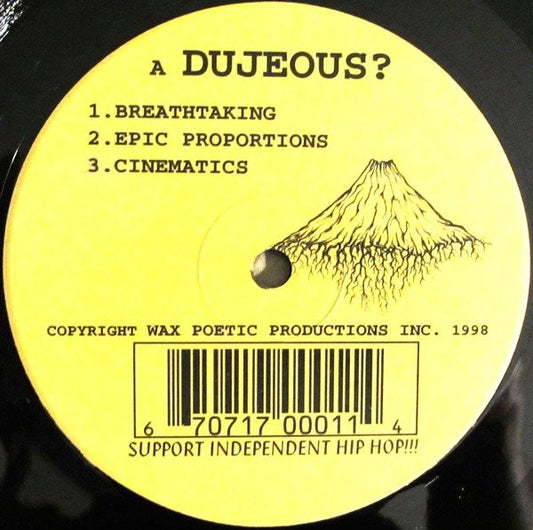 Dujeous? : Dujeous? EP (12")