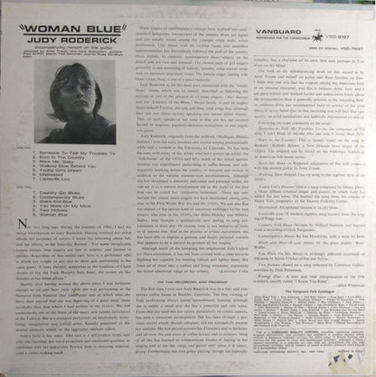 Judy Roderick : Woman Blue ‎ (LP, Mono)