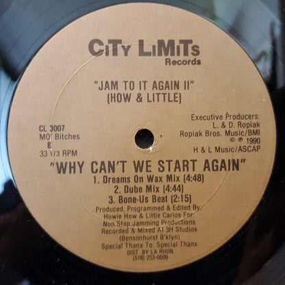 How & Little : Jam To It Again II (12")