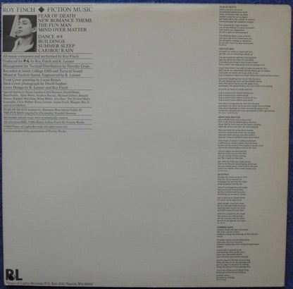 Roy Finch : Fiction Music (LP, Album, TP)