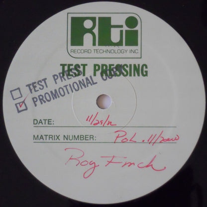 Roy Finch : Fiction Music (LP, Album, TP)