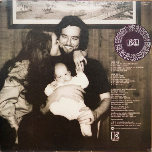 Mickey Newbury : I Came To Hear The Music (LP, Album, Promo)